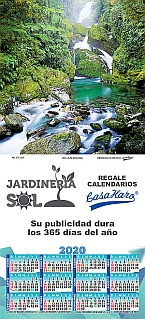 Calendario de pared 15.5cm x 34.5cm
